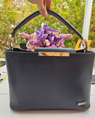 Borsa in pelle nera