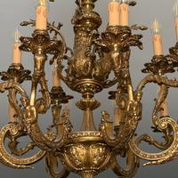 Lampadario Bronzo dorato