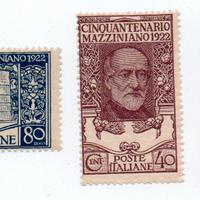 Francobolli Cinquantenario Mazziniano