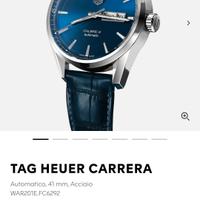 Tag heuer carrera automatico 41 mm nuovo full set 