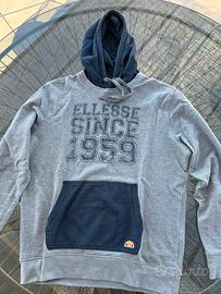 Felpa Ellesse grigia cappuccio taglia M
