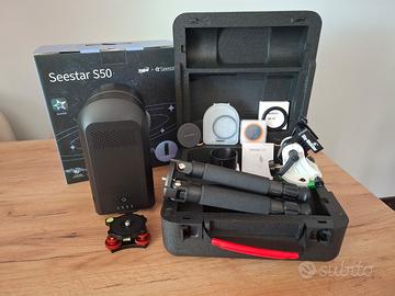 Smart telescope Zwo Seestar S50 superaccessoriato