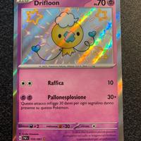 Drifloon 155/091 Destino di Paldea Shiny rare