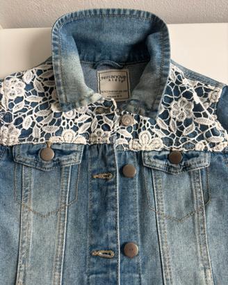 Giubbotto di jeans splendido bambina 10/11 anni