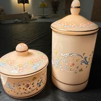 Barattoli opaline di murano