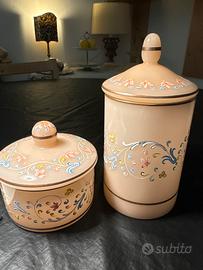 Barattoli opaline di murano