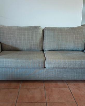 Divano grigio in tessuto Chateau d'ax 3 posti 