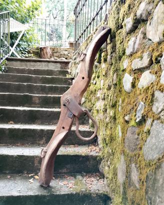 Giogo di legno massello originale