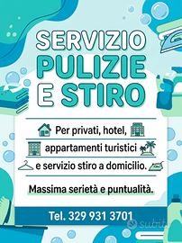 Pulizie e stiro 