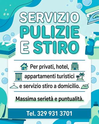 Pulizie e stiro 