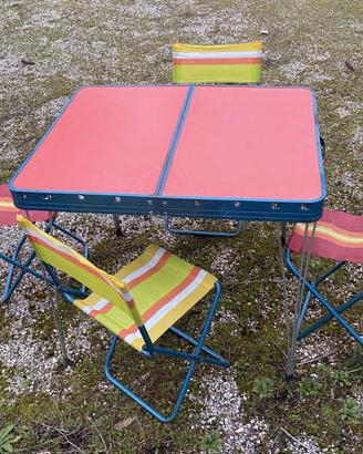 Tavolo picnic pieghevole