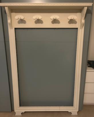 Appendiabiti, porta abiti bianco shabby chic