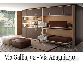 Letti a castello a scomparsa MOLTENI A ROMA