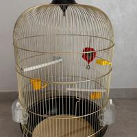 Gabbia per uccelli nuova , accessori inclusi