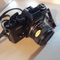 macchina fotografica yashica fr1 completa di borsa