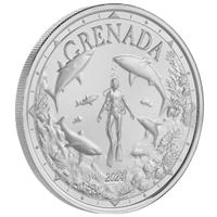 Grenada 2024 - 2$ - EC8 Shark Diver 1 Oz Ag. Proof