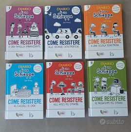 Lotto 6 Libri "Diario di una Schiappa" -