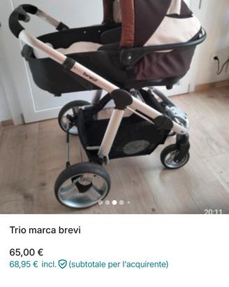 Trio marrone Marca Brevi 
