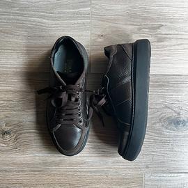 Scarpe uomo Pollini marrone pelle