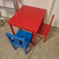 tavolino ikea con due sedie