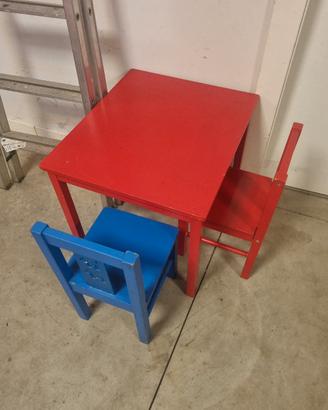 tavolino ikea con due sedie