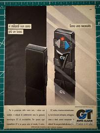 Pubblicità Auto Alarm GT antifurto auto vintage