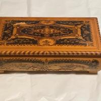 Cofanetto antico con specchio.Fine ‘800 primi ‘900