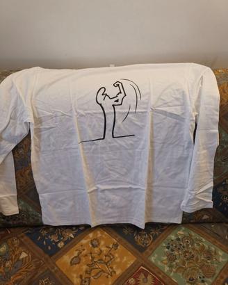 T-shirt manica lunga La linea tiè cotone XL