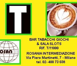 Bar tabacchi + sala giochi ( rif. t/11000)