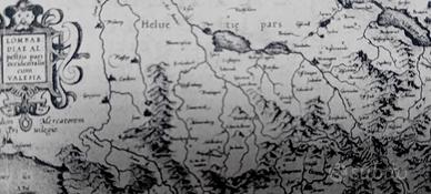 stampa antica di Bergamo xilografia rarissima 