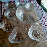 Macedonia 7 pezzi in vetro forme frutta