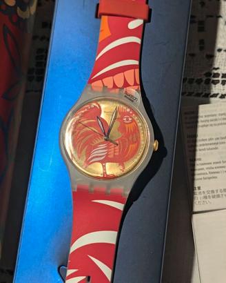 Orologio Swatch "Rocking Rooster" Capodanno Cines