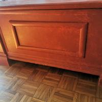 Cassapanca in legno anni 40
