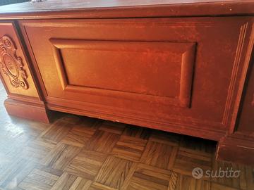 Cassapanca in legno anni 40