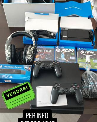 PROMO PS4, VR PS, cuffie originali ps, 2 joystick 