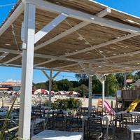 Gazebo completo / copertura pannelli aucalipto