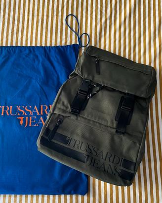 Zaino trussardi jeans verde