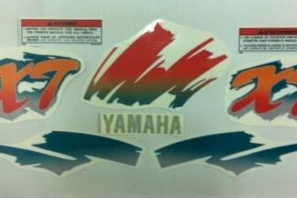 ADESIVI YAMAHA XT 600 3TB anno 1991 modello bianco