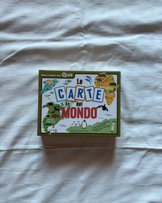 Le Carte del Mondo Gribaudo,Quiz Geografia Bambini