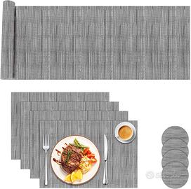 NUOVO-Tovagliette Americana Set 9 Pezzi