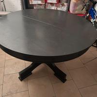Tavolo rotondo allungabile 6-8 posti con prolunga