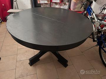Tavolo rotondo allungabile 6-8 posti con prolunga