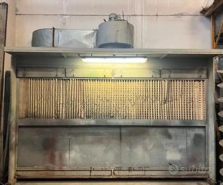 Cabina di verniciatura modello aircart monoblocco