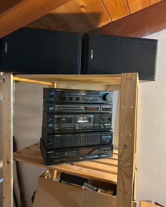 Stereo Hi-Fi Kenwood modulare + Piastra CD Sony
