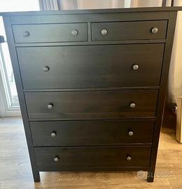 Cassettiera HEMNES con 6 cassetti marrone