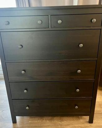 Cassettiera HEMNES con 6 cassetti marrone
