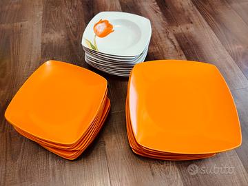 Servizio piatti in ceramica per 12 persone 