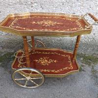 CARRELLO PORTA VIVANDE VINTAGE ANNI 70