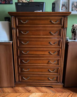 Settimino / Cassettiera classica in legno