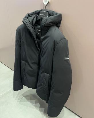 Giacca piumino EA7 con cappuccio tg54, come nuovo